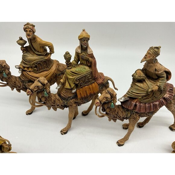 1983 Fontanini Depose Italy Nativity Figurines W/Spider Mark 5" Set of 17 VTG - Picture 15 of 16